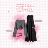 Oneset Dress OOTD Outfit Korean Style - KK198